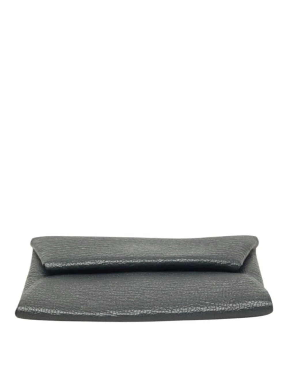 Hermes Bastia Coin Purse Gray Chevre